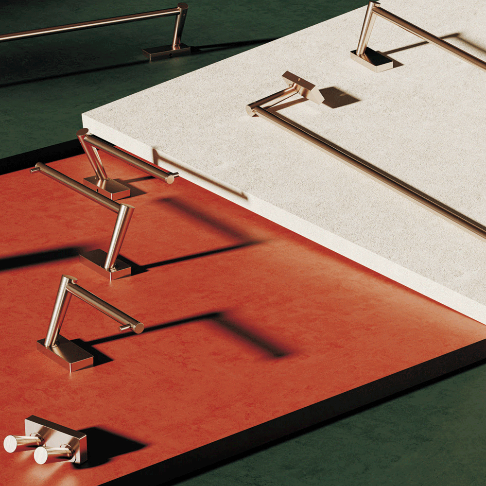 Accesorios de baño de latón